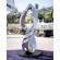 Entrusted sculpture abstract stainless steel mirror polishing sculpture