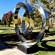 Customized Modern Abstract Art Stainless Steel Garden Sculpture