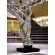 Hotel decorative sculpture, commissioned sculpture, mirror polished metal sculpture