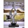 Hotel decorative sculpture, commissioned sculpture, mirror polished metal sculpture